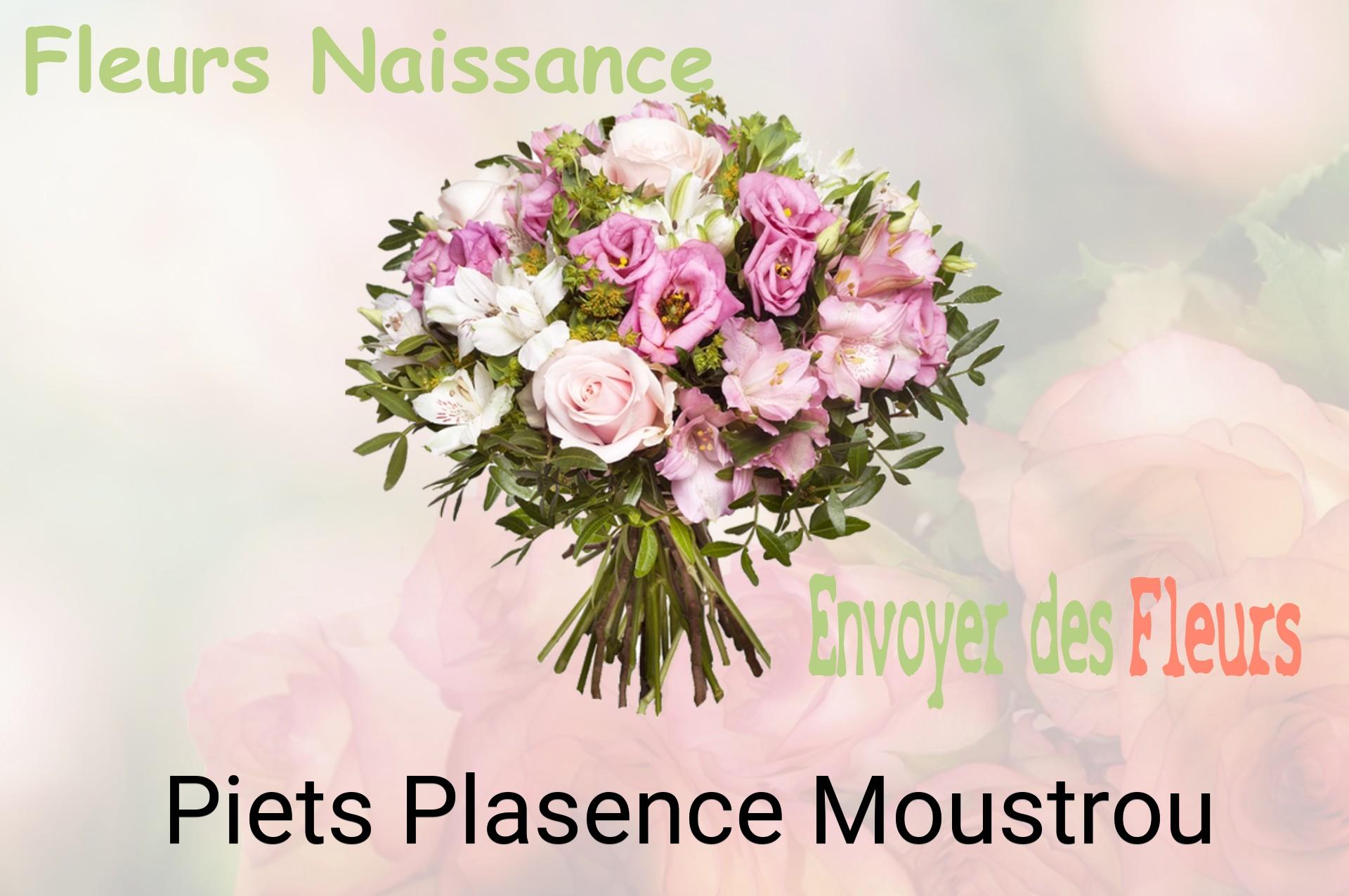 Bouquet de fleurs de naissance livré à Piets-Plasence-Moustrou